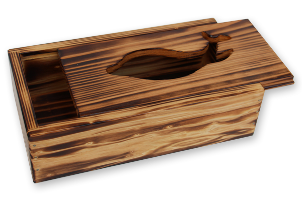 木工加工　ティッシュボックス